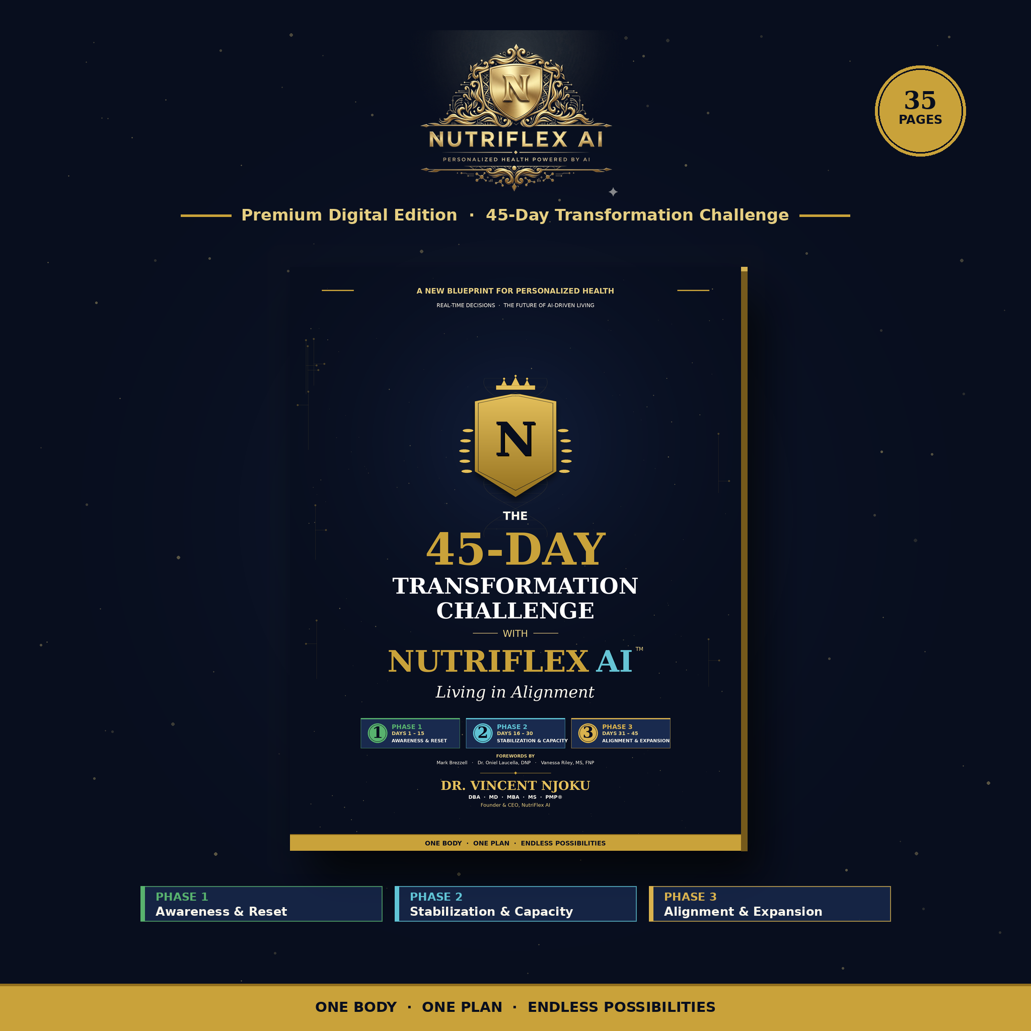 NutriFlex AI - 45-Day Transformation Challenge-Comprehensive Digital Workbook
