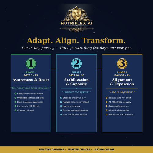 NutriFlex AI - 45-Dat Transformation Challenge-Comprehensive Digital Workbook